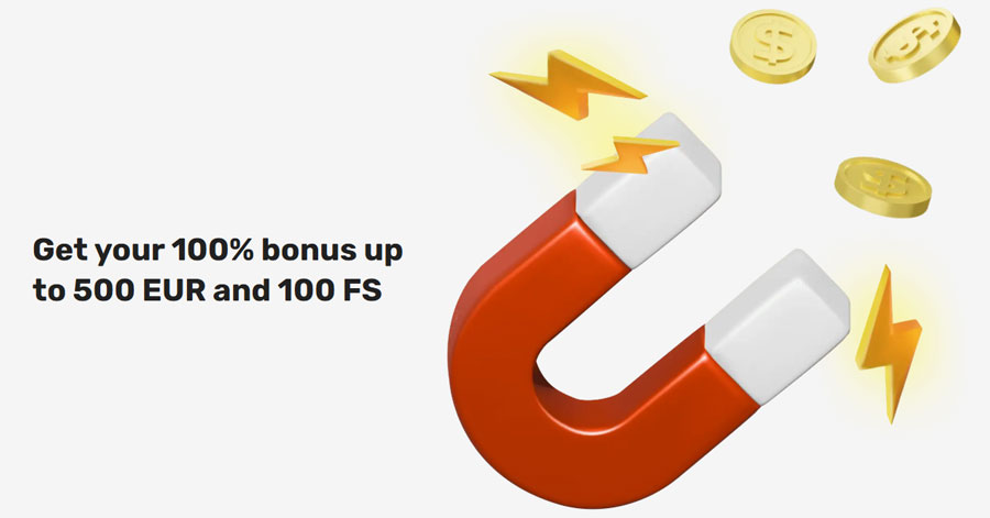 Win: 100% + 100FS no Primeiro Depósito